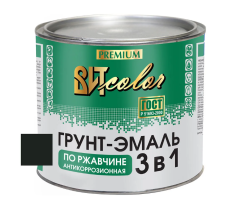 Грунт-эмаль по ржавчине ВИТ color 5кг черная